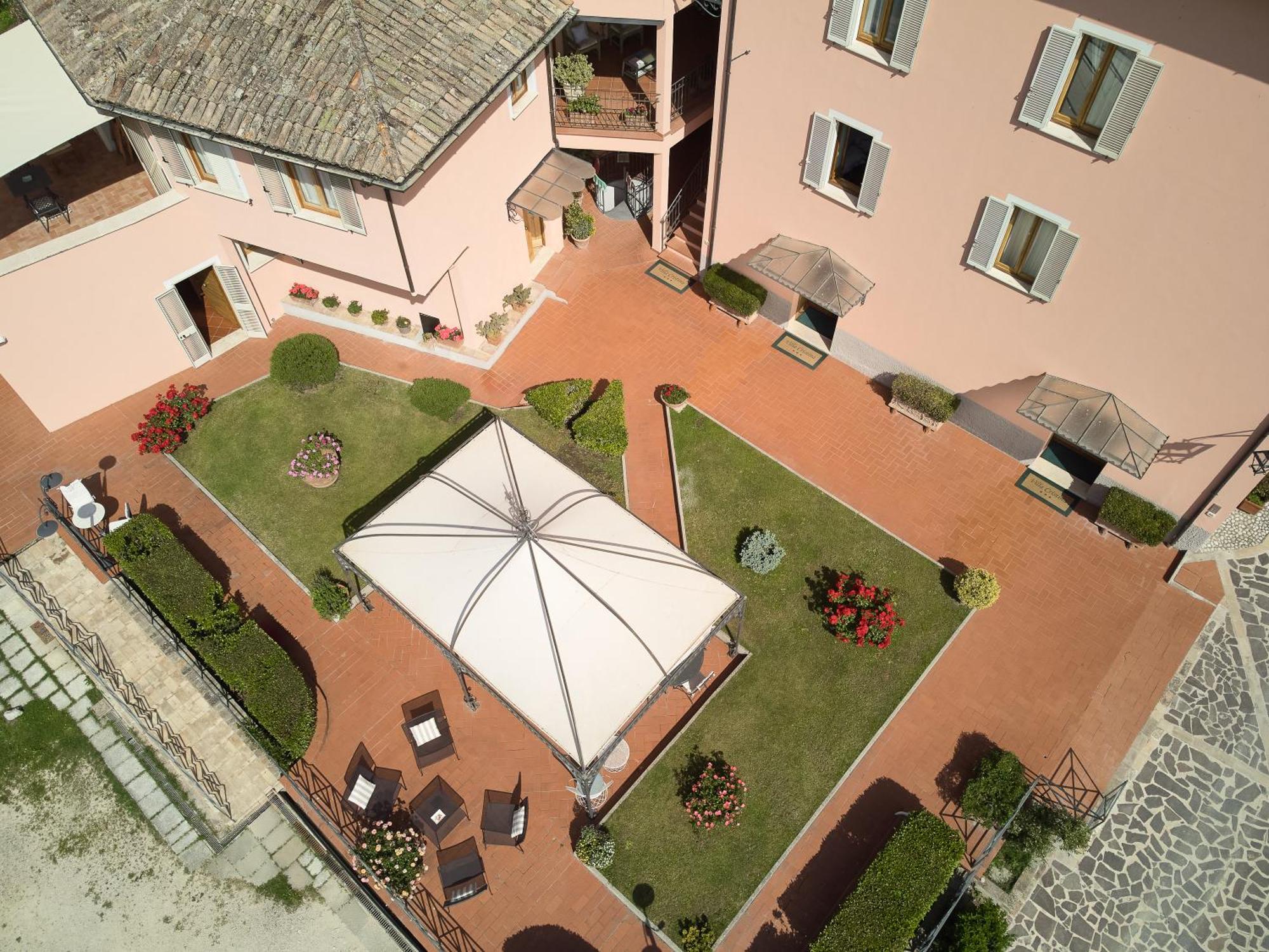 Albergo Villa Cristina Spoleto Bagian luar foto