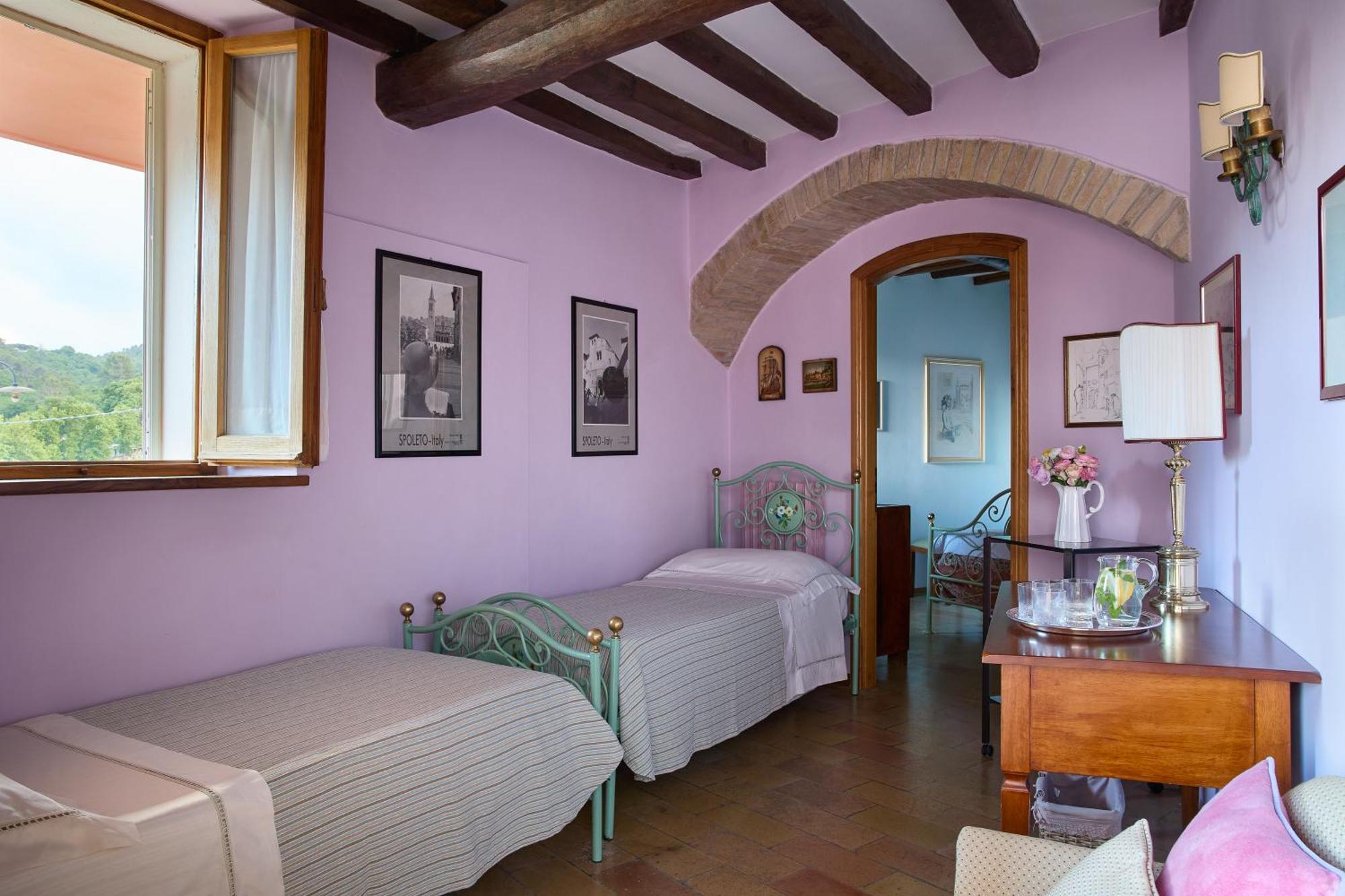 Albergo Villa Cristina Spoleto Bagian luar foto