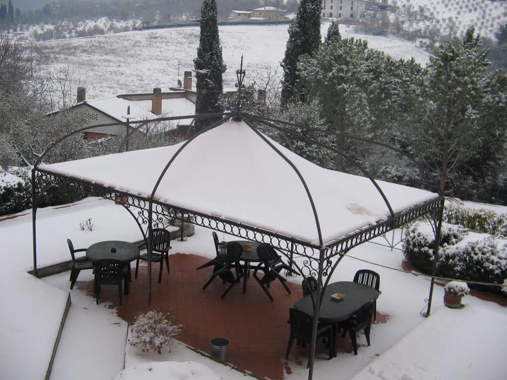 Albergo Villa Cristina Spoleto Bagian luar foto